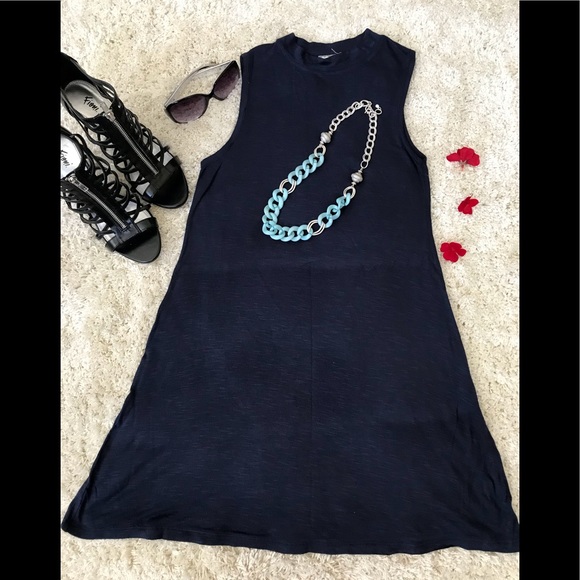 Eyeshadow Dresses & Skirts - Mini sleeveless blue dress